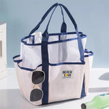 New Beach Bags with Multiple Styles, Large-capacity Pocket Storage Bags, Tote Bags, Portable Travel Mesh Swim Bags.