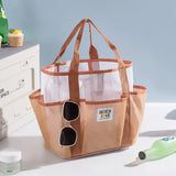 New Beach Bags with Multiple Styles, Large-capacity Pocket Storage Bags, Tote Bags, Portable Travel Mesh Swim Bags.