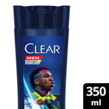 Clear Men Vin’cius Jœnior Anti-Dandruff Shampoo: Ultra Hydro Boost for Men - 10x Deeply Moisturizing, Eucalyptus & Cedarwood, Fight Dry Scalp & Flakes