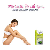 Agiss Sensitive Skin Wax Strips for Body Hair Removal - Gentle, Effective, Natural Ingredients