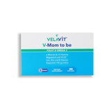 Velavit V-Mom To Be Folate & Omega 3 Supplement - 30 Softgels