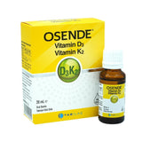Osende Vitamin D3 K2 Drops: Enhanced Bone Health, Immune Support - Liquid Vitamin D Supplement for Optimal Absorption
