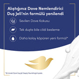 Dove Deeply Nourishing Moisturizing Shower Gel - Hydrating Body Wash for Dry, Sensitive Skin - PETA Approved & Recycled Bottle