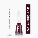 Flormar Nail Enamel High-Pigment Nail Polish 306 Lost In Bordeaux 11ml