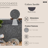 Coco Clementine Felt Storage Basket - Modern Home Organization Solution for Clothes, Toys, and Office Supplies