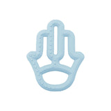 OiOi Baby Silicone Teether - Mineral Blue, Safe & Effective Teething Relief for Infants