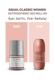 Equal Classic Women's Roll-On Deodorant - 50ml - Underarm Odor Protection, Classic Scent, Travel-Friendly