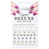 Glossy Blossom Jewel Box Blue Moon Nail Stickers