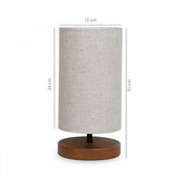 Homing Pu - Wooden Table Lamp with E14 Socket, Ambient Lighting for Home Decor