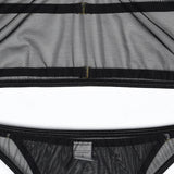 Toucheart 4 Piece Set Sexy Lingerie Set Elasticity Mesh Patchwork See-Through Breast-Wrapping Three-Point Briefs Sexy Underwear