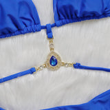Extreme Mini Micro String Diamond Bikini Women Thong Swimwear Female Swimsuit Two Pieces Bikini Set Halter Bathing Suit Swim