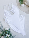 With Sarong Backless Extreme Mini Micro G String Female Swimwear One Piece Swimsuit Women High Cut Monokini Bathing Suit Swim