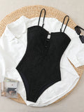 Leaves Printed Mesh Hollow Out Women Swimwear One Piece Swimsuit Female Monokini High Leg Cut Bather Slim Bathing Suit Swim Lady