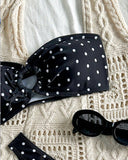 XS - L Polka Dot Bandeau Bikini Women Swimwear Female Swimsuit Two-pieces Bikini Set Brazilian Bather Bathing Suit Swim Lady