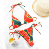 2025 Polka Dot Mini Micro String Bikini Women Swimsuit Female Bikinis Brazilian Swimwear Two Pieces Bikini Set Bathing Suit Swim