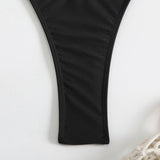 4PCS with Mesh Skirt Long Sleeve Micro Bikini Female Swimsuit Women Swimwear Four-pieces Bikini Set Bathing Suit Swim Beachwear