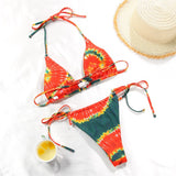 2025 Polka Dot Mini Micro String Bikini Women Swimsuit Female Bikinis Brazilian Swimwear Two Pieces Bikini Set Bathing Suit Swim