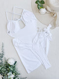 With Sarong Backless Extreme Mini Micro G String Female Swimwear One Piece Swimsuit Women High Cut Monokini Bathing Suit Swim