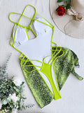 With Sarong Backless Extreme Mini Micro G String Female Swimwear One Piece Swimsuit Women High Cut Monokini Bathing Suit Swim