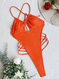 With Sarong Backless Extreme Mini Micro G String Female Swimwear One Piece Swimsuit Women High Cut Monokini Bathing Suit Swim