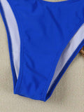 XS - L Metal Ring Bandeau Bikini Women Swimwear Female Swimsuit Two-pieces Bikini set Brazilian High Cut Bathing Suit Swim Lady