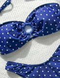 XS - L Polka Dot Bandeau Bikini Women Swimwear Female Swimsuit Two-pieces Bikini Set Brazilian Bather Bathing Suit Swim Lady