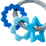 Babyjem Silicone Teether Toy Ring Set for Babies - Safe, BPA-Free, and Durable Baby Teething Relief