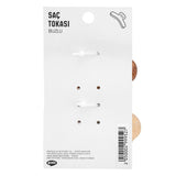 Eklips Frosted Octopus Hair Clips for Secure Hold 2-Pack