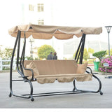 Outdoor Canopy Swing Patio Porch Shade Deck Bed in Sand