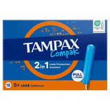 Tampax Compak Super Plus Tampons for Heavy Flow 18 Count