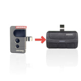 Anderic Substitute for Craftsman 139.18191 3-Button Visor 315 MHz Garage Door Opener Remote Control [375UT-3button]