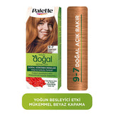 Palette Natural Hair Dye Permanent Light Copper 9-7 - Natural Ingredients for Long-Lasting Color