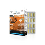 Zade Vital Omega-3 Fish Oil Supplement, 1200mg - Halal & Kosher Certified, 40 Softgels