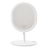 Eklips Round LED Makeup Mirror with Built-In Light