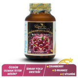 Kiperin Cranberry D-Mannoz: Natural UTI Prevention - Powerful Cranberry Extract & D-Mannose Capsules for Urinary Tract Health