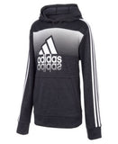 Adidas Big Boys Colorblock Melange Pullover Hoodie, Size S/8