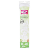 Benri Organic Makeup Remover Cotton Pads 100 Count