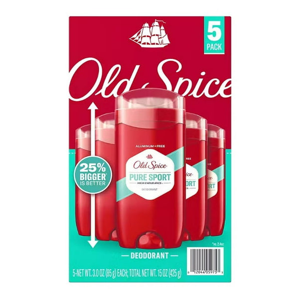OLD SPICE HIGH ENDURANCE DEODORANT FOR MEN, 5CT