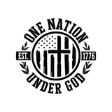 One Nation Cross Window Jeep Graphic