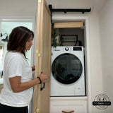 J-Strap Heavy Duty Bifold Barn Door Hardware Kit | 2 Door Kit