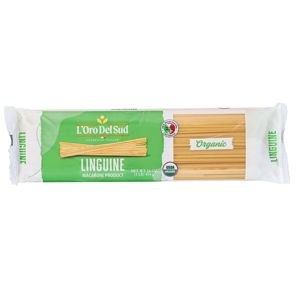 L'Oro Del Sud, Organic Linguine Pasta 20 Pack x 1 lb