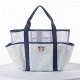 Outdoor Travel, Sports, Yoga, Beach Mesh Bag, Tote Swimming Bag, Large-capacity Shower and Toiletries Storage Bag