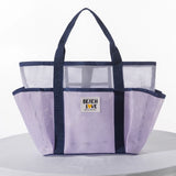 Outdoor Travel, Sports, Yoga, Beach Mesh Bag, Tote Swimming Bag, Large-capacity Shower and Toiletries Storage Bag