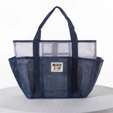 Outdoor Travel, Sports, Yoga, Beach Mesh Bag, Tote Swimming Bag, Large-capacity Shower and Toiletries Storage Bag