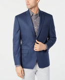 Michael Kors Mens Classic-Fit Check Sport Coat, 40R