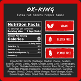 Ox-King - Extra Hot Kimchi Hot Sauce (9oz)