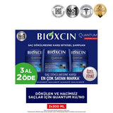 Bioxcin Quantum Shampoo for Dry-Normal Hair - Nourishing, Moisturizing, Argan Oil & Keratin Enriched