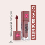Flormar Liquid Matte Lipstick - Long Lasting, Moisturizing Lip Color with 24-Hour Hydration - Kiss Me More Ekstra Kalıcı Likit Mat Ruj
