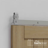 J Top Mount Heavy Duty Bifold Barn Door Hardware Kit | 4 Door One Way