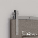 Flat Top Strap Heavy Duty Sliding Barn Door Hardware Kit